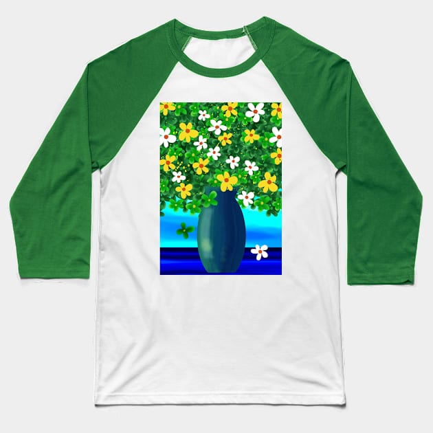 Vase of Flowers Baseball T-Shirt by Scratch